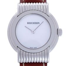 Montre Femme Boucheron Reflet Quartz SS Coquille Blanche
