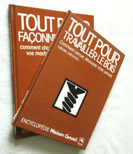 2 LIVRES : TOUT POUR FACONNER TRAVAILLER LE BOIS 