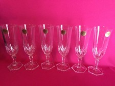 6 VERRES à flûtes champagne