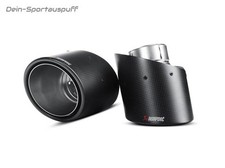 Akrapovic Carbone Duplex Système D'Échappement Fiat Abarth 500 1x115mm Rond