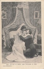 CP NOIR BLANC COUPLE MARIES