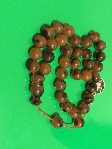 Bakelite amber misbaha tasbih - bakelite,