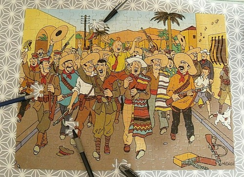 Puzzle tintin oreille - puzzle,