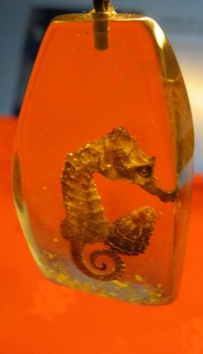 Pendentif ancien hippocampe - pendentif, hippocampe(