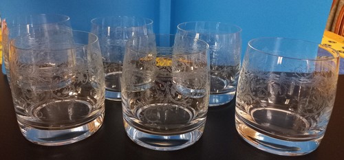 Verres whisky gravés en - 6, à