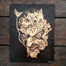 Tableau surréaliste « Visage