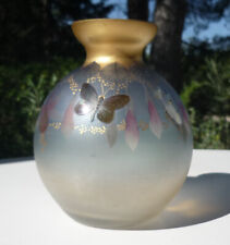 Vase Kisslinger Art Nouveau à décor papillons