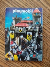 Playmobil, ancien mini catalogue 2010, chevalier, château-fort, Géobra, Vintage