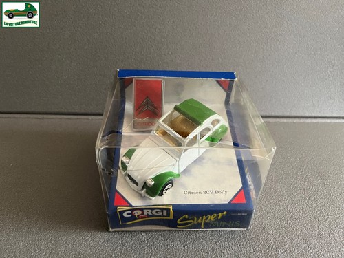Voiture miniature citroen 2cv - miniature,