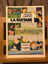 Francois Castet La Guitare en bande dessinée méthode éditions Leduc Requien