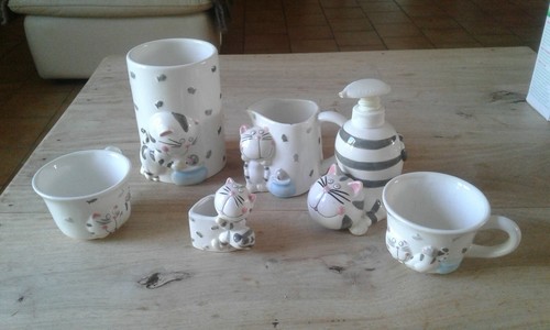 Petits chats céramique - petits,