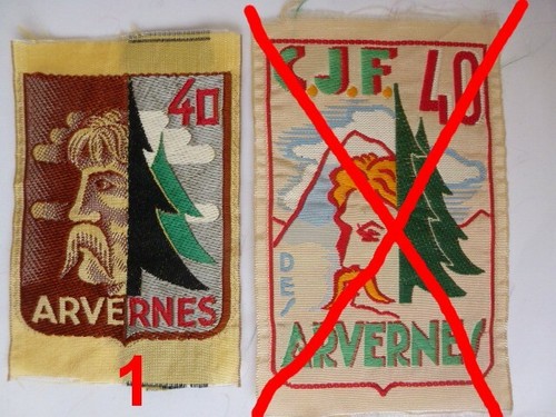Ww2 tissu cjf - tissu, arvernes