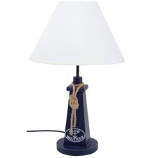 Lampe phare maritime bleu 48 cm