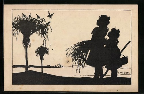Carte postale artiste - d'artiste, carus