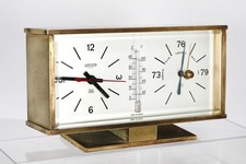 Jaeger Lecoultre Électronique Pendulette Thermomètre Baromètre ( à réviser