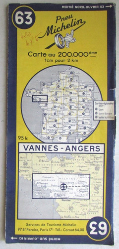 Carte touristique vannes - carte,