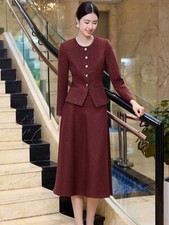 Ensemble Élégant Jupe Midi