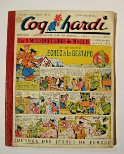 Coq hardi reliure éditeur - coq,
