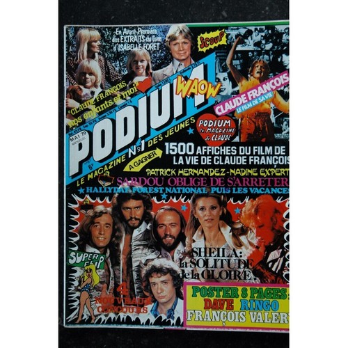 Podium claude francois - n°,