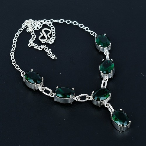 Collier solitaire ovale - , en
