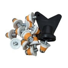 Lot de 12 crampons à visser pour chaussures de football, pointes de 16 mm et 13
