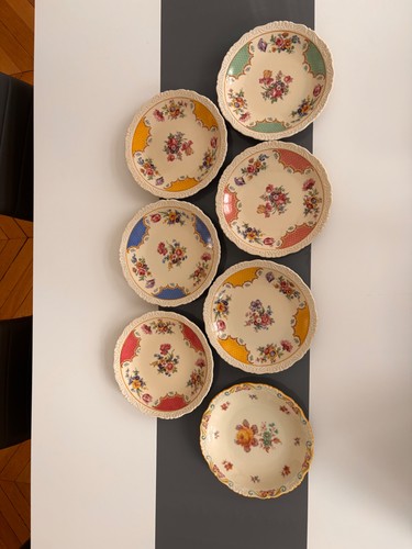 Assiettes anciennes en - anciennes,