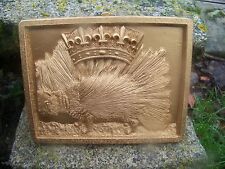 RE0196  BLASON MURAL   PORC EPIC   MEDIEVAL ARMOIRIE  PIERRE RECONSTITUEE PROMO