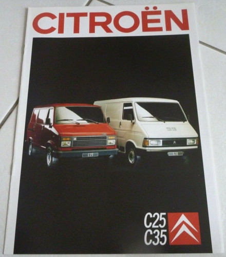 1988 citroen c25 c35 catalogue - 1988,