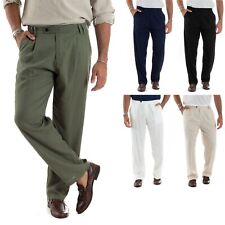 Pantalons Homme Lin Bouffant