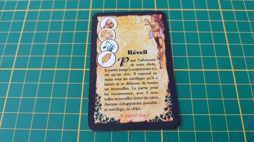 Carte sortilège réveil - carte,