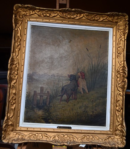 Tableau cock - cock, (animalier)