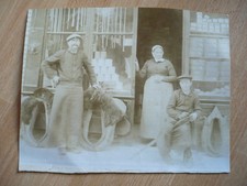 PHOTO 1900 FABRIQUANT DE HARNAIS CHEVAUX ATTELAGE BOUTIQUE