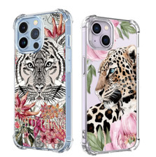 Flower Tiger Leopard Art Coque