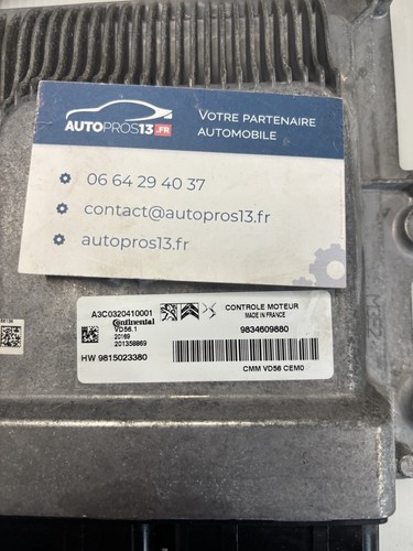 Calculateur moteur 9834609880 - calculateur,