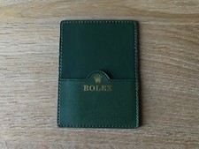 Porte-Cartes ROLEX - Cuir Vert