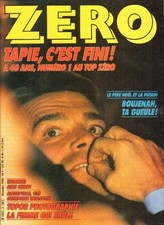 RARE REVUE ZÉRO MENSUEL N° 3 DÉCEMBRE 1986 BD REPORTAGES - BERNARD TAPIE