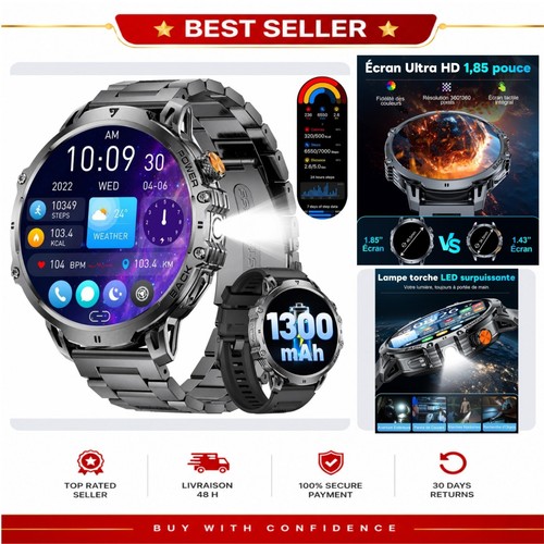 Montre connectée homme lige - montre,
