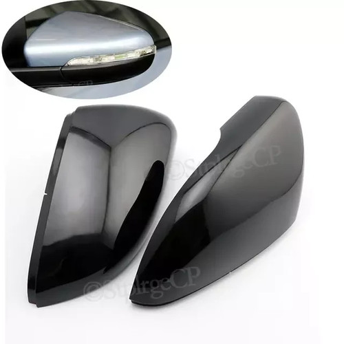 Coque rétroviseur noir - 2x,