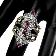 Été 925 Bague Argent Rond