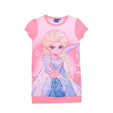 DISNEY robe fille LA REINE DES NEIGES taille 3, 4, 5 ou 6 ans rose imprimé NEUVE