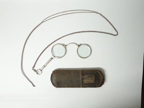 Ancien face main - face, lunettes