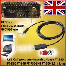 USB Chat Programmation Câble Yaesu FT-840 FT-890 FT-900 FT-757GXII FT-600 1.8m