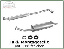 Échappement Kit pour BMW 3er E21 316/318/320 Système D'Échappement Pot Moyen