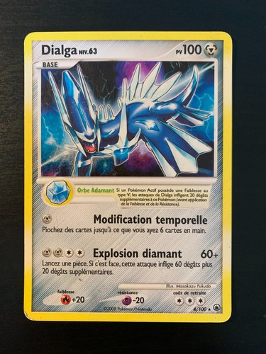 Carte pokémon dialga - :, 4/100