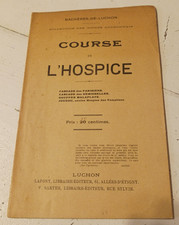 ancien guide touristique bagneres de luchon course de l'hospice