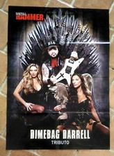 poster affiche revue magazine Metal Rock PANTERA  82x59cm DIMEBAG