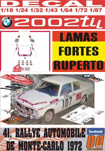 Decal bmw 2002 - 2002, lamas