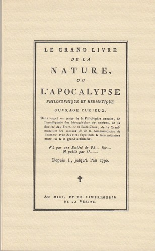 Grand livre nature ou - grand, de