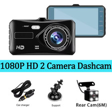 Dash Cam Auto Full HD 1080P Doppia Telecamera 170° Notturna G-Sensor Parcheggio