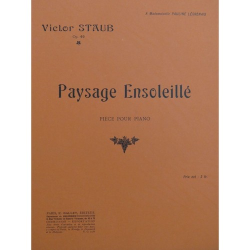 Staub victor paysage - victor,